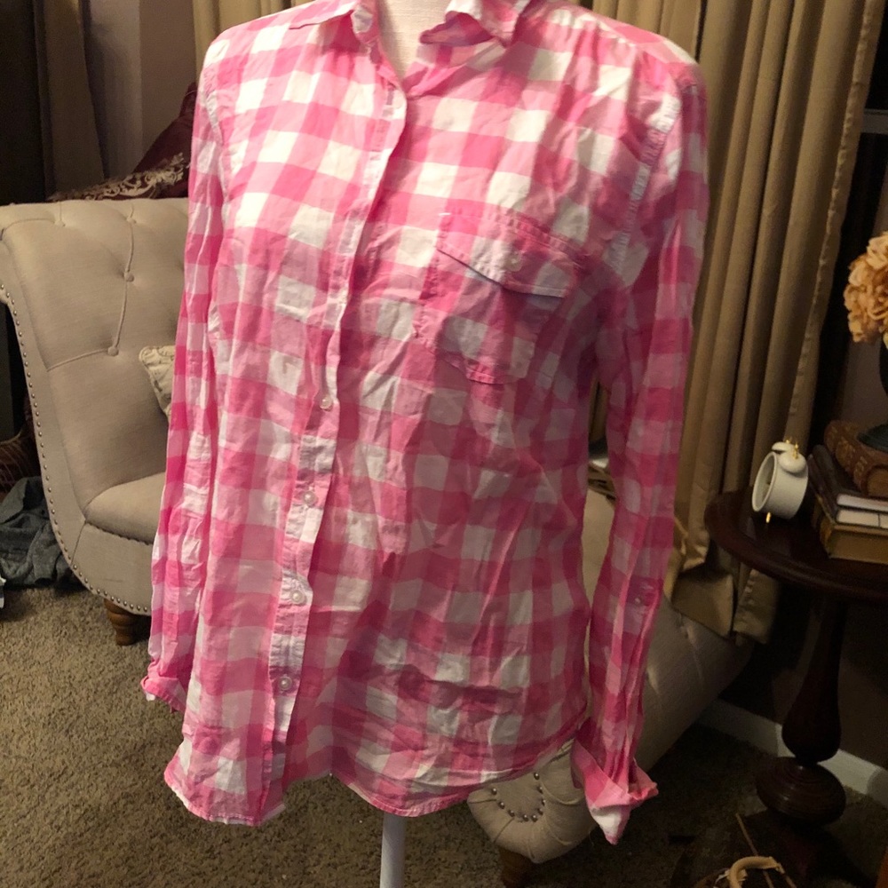 Aropostale Checkered Button Down - image 3